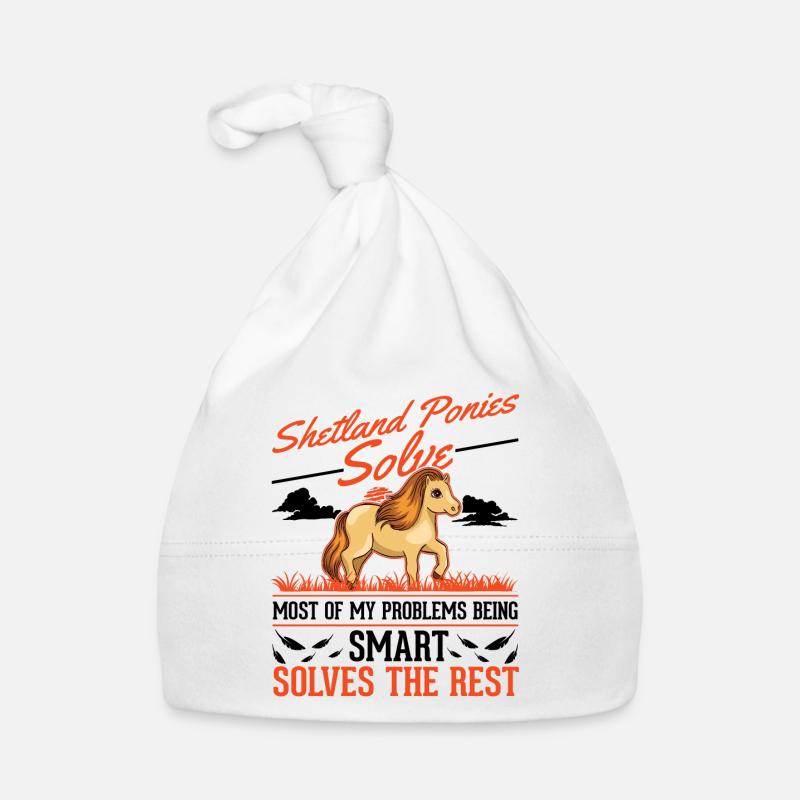 Shetland Pony Geschenk Shetty Baby Bio-Mütze