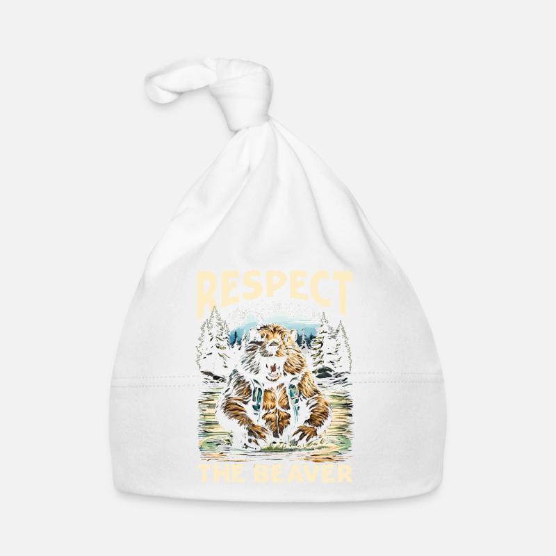 Respectez le castor Bonnet bio Bébé