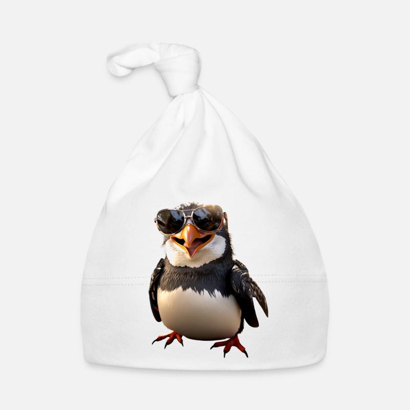 Pinguin Sonnenbrille Geschenk Ich Liebe Pinguine Baby Bio-Mütze