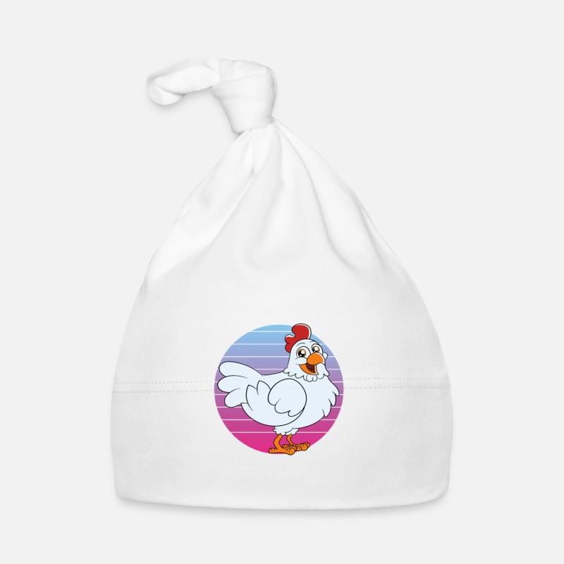 Drôle De Poulet Dire Poulet Bonnet bio Bébé