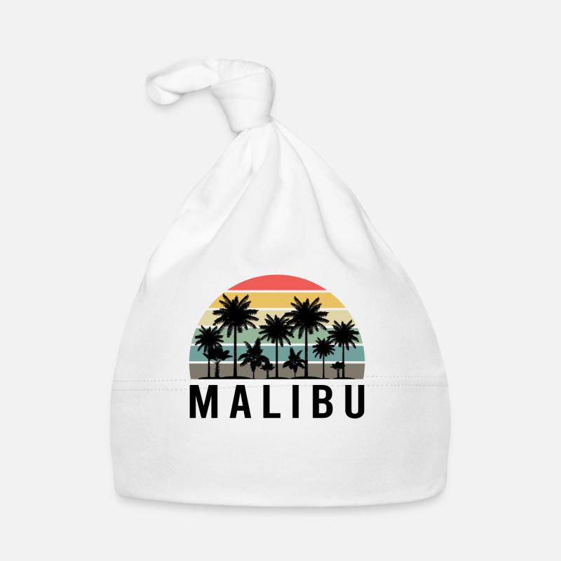 Rétro Malibu coucher de soleil Relax Bonnet bio Bébé