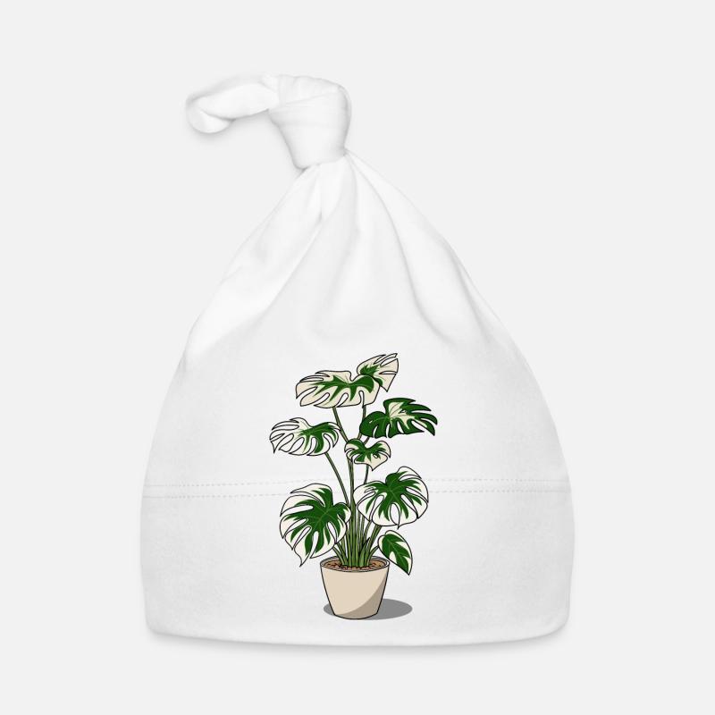 Variegated Monstera Baby Bio-Mütze
