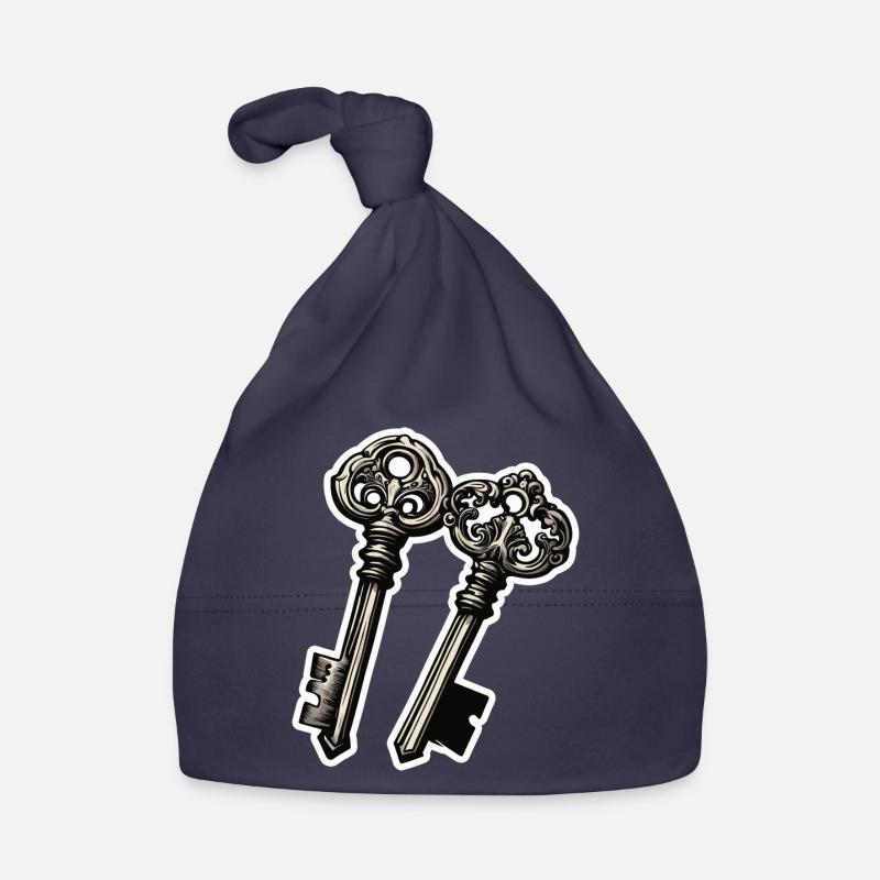 Key / Lock / Locked / Security Organic Baby Cap