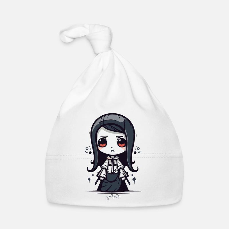 Chibi Japanisches Samurai-Mädchen Baby Bio-Mütze