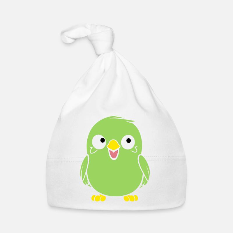 Mignonne petite perruche Bonnet bio Bébé
