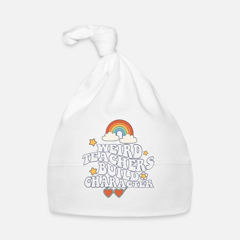 Weird Teachers Build Character Groovy School Baby Bio-Mütze