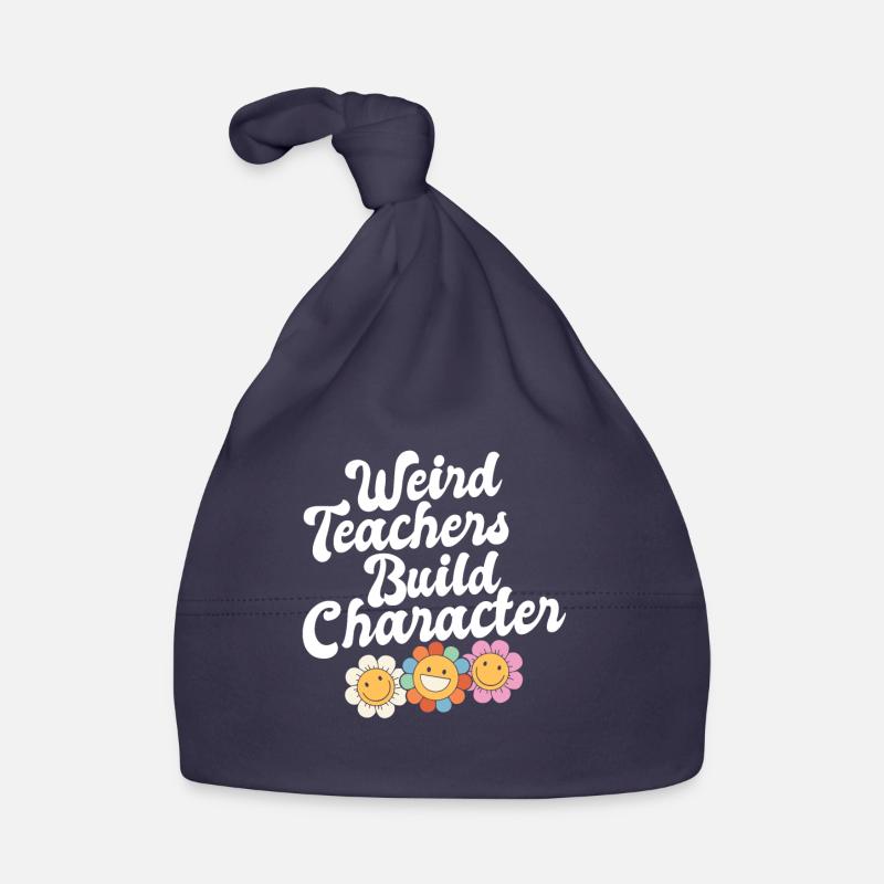 Weird Teachers Build Character Groovy School Baby Bio-Mütze