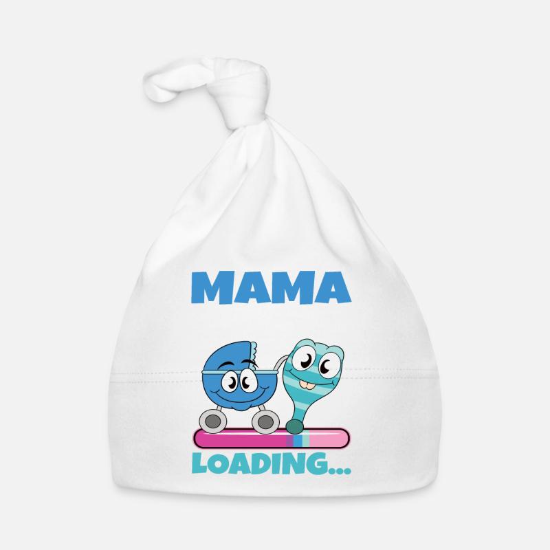 Mama 2024 werdende Mutter Schwangerschaft - Baby Bio-Mütze - Weiß