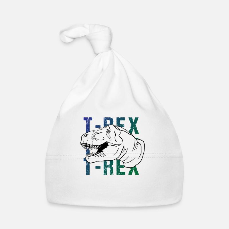 T-Rex Wortwitz Retro Look Geschenk Baby Bio-Mütze