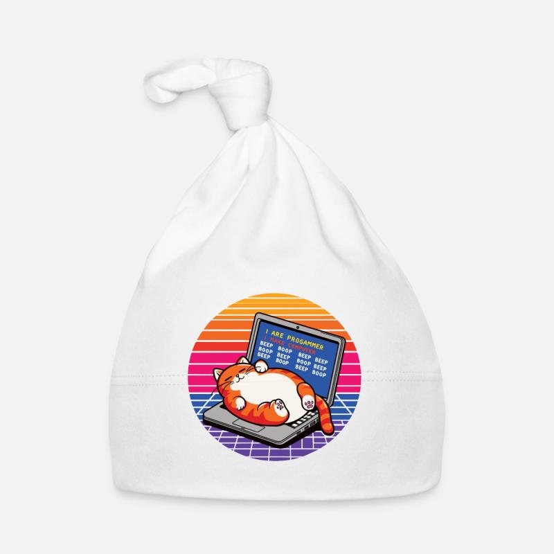 I are programmer, fat sleeping cat Organic Baby Cap