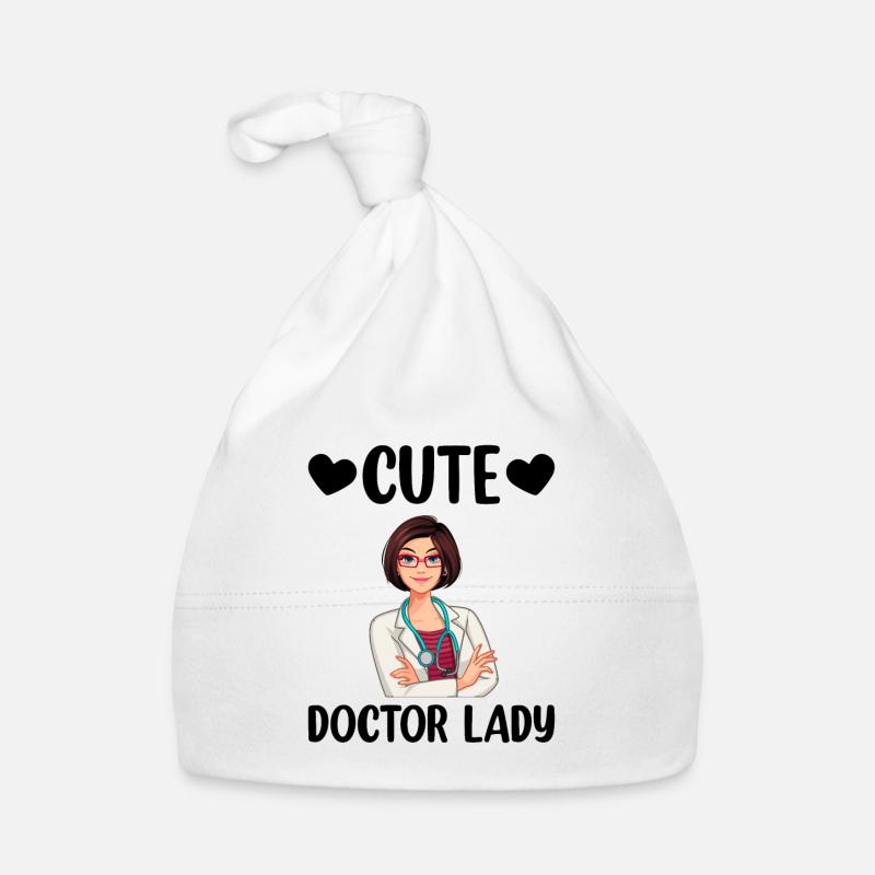 Cute Doctor Lady Baby Bio-Mütze