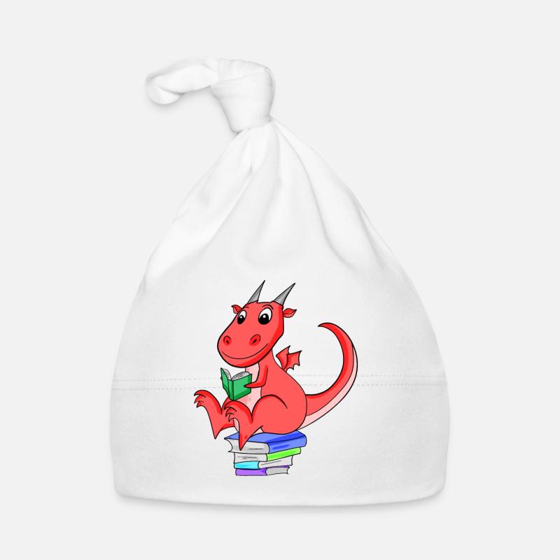 Bücher Drache Drachen Baby Bio-Mütze