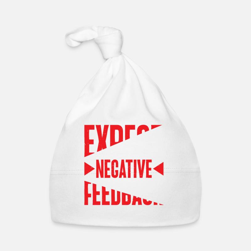Expect Negative Feedback 2 Organic Baby Cap