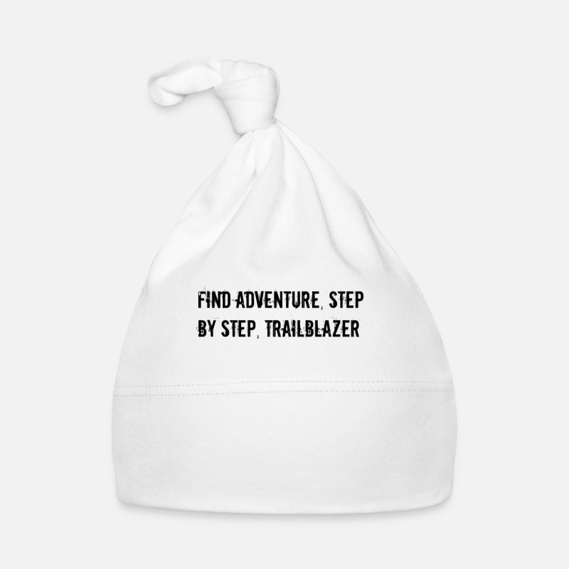Hiking - Find adventure, step by step, Organic Baby Cap