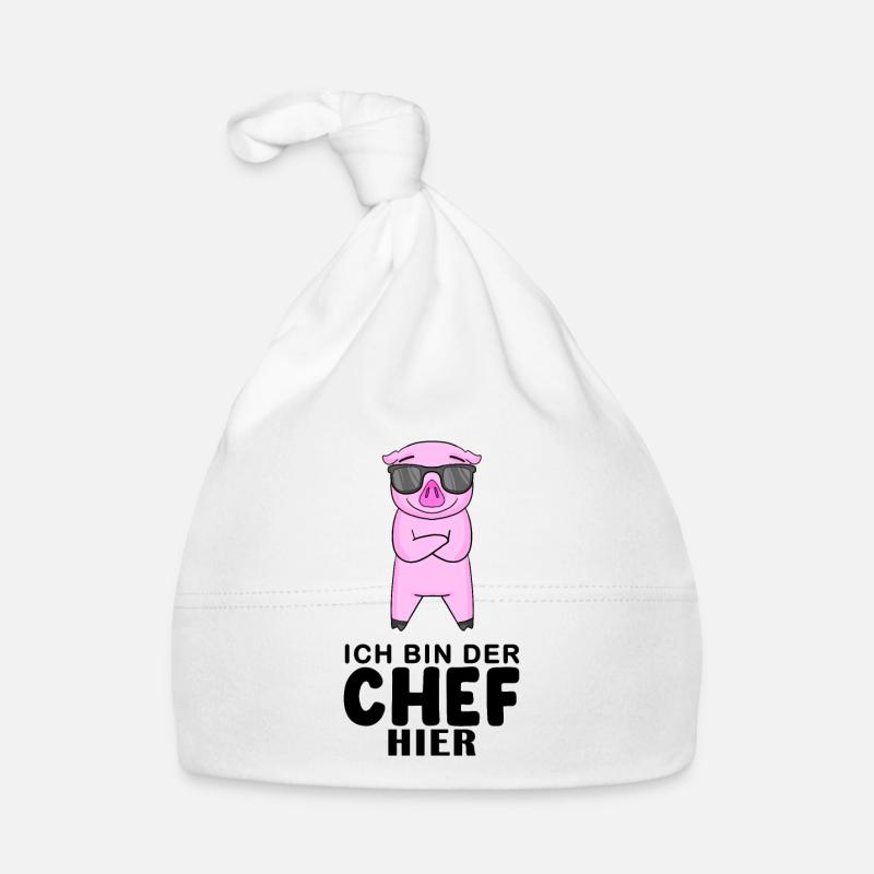 Chef Spruch Baby Bio-Mütze