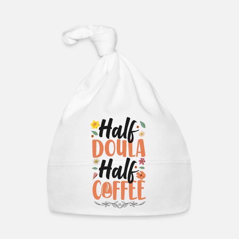 Doula Birth Worker Coffee Half Baby Bio-Mütze