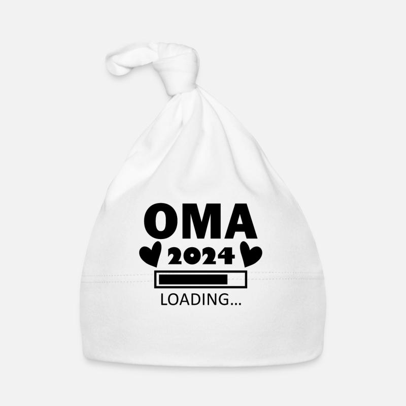 Oma 2024 - Oma werden Baby Bio-Mütze