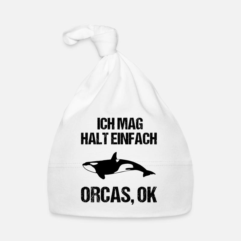 Einfach Orca-Liebhaber Statement Baby Bio-Mütze