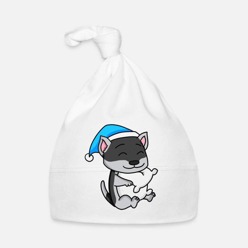 Husky sibérien Sleeping Fatigue Chien Bonnet bio Bébé