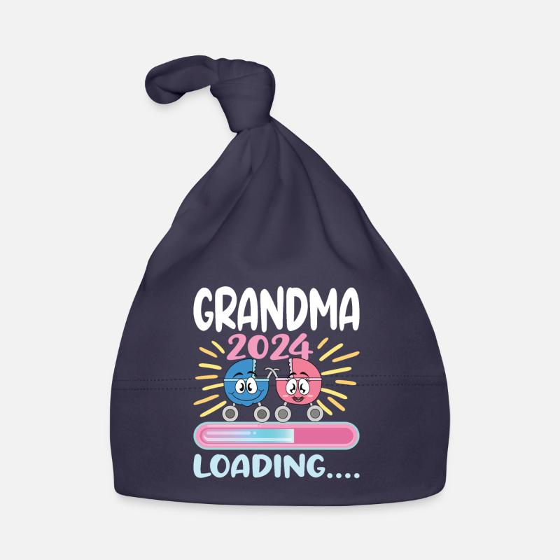Oma 2024 werdende Oma 2024 Loading Baby Bio-Mütze