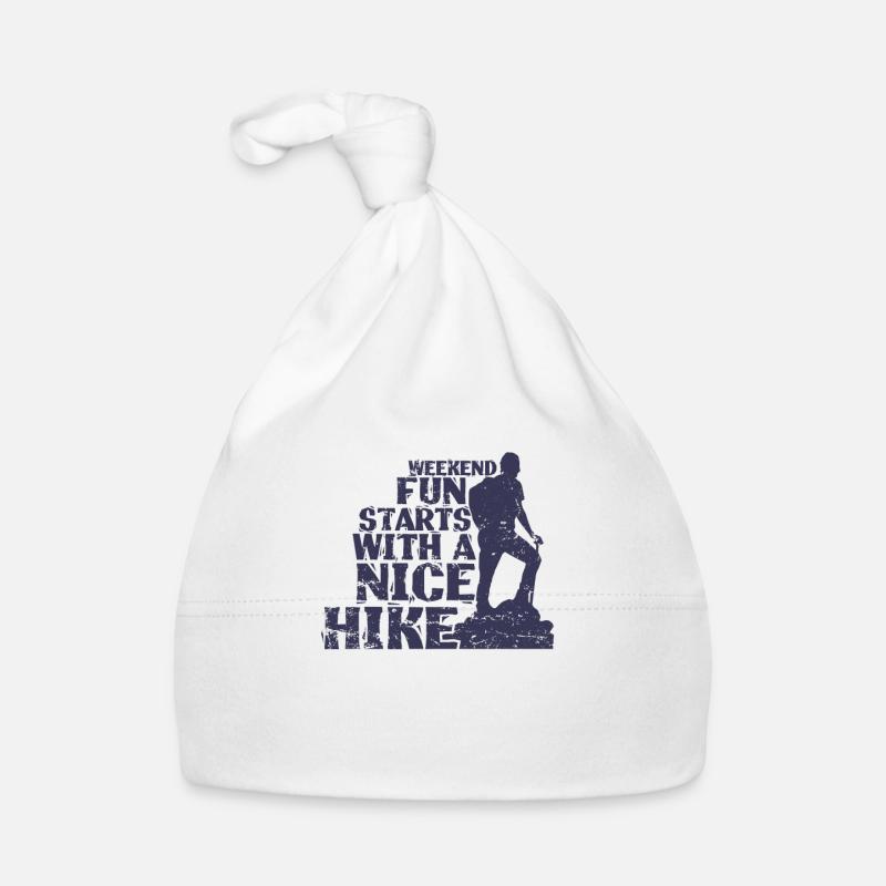 Weekend Fun Starts with a nice Hike Hobby Organic Baby Cap