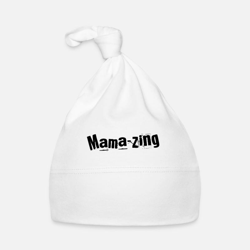 Mama-zing Merveille de Maman - Bonnet bio Bébé - blanc