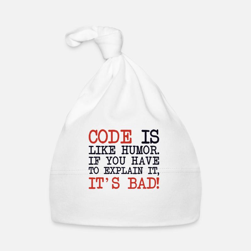 Code Explanation Developer Software Developer Organic Baby Cap