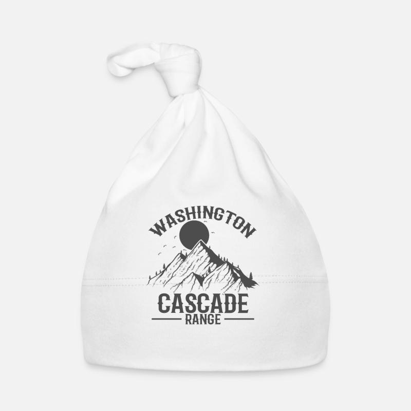 Washington Cascade Range Pazifischer Feuerring Baby Bio-Mütze