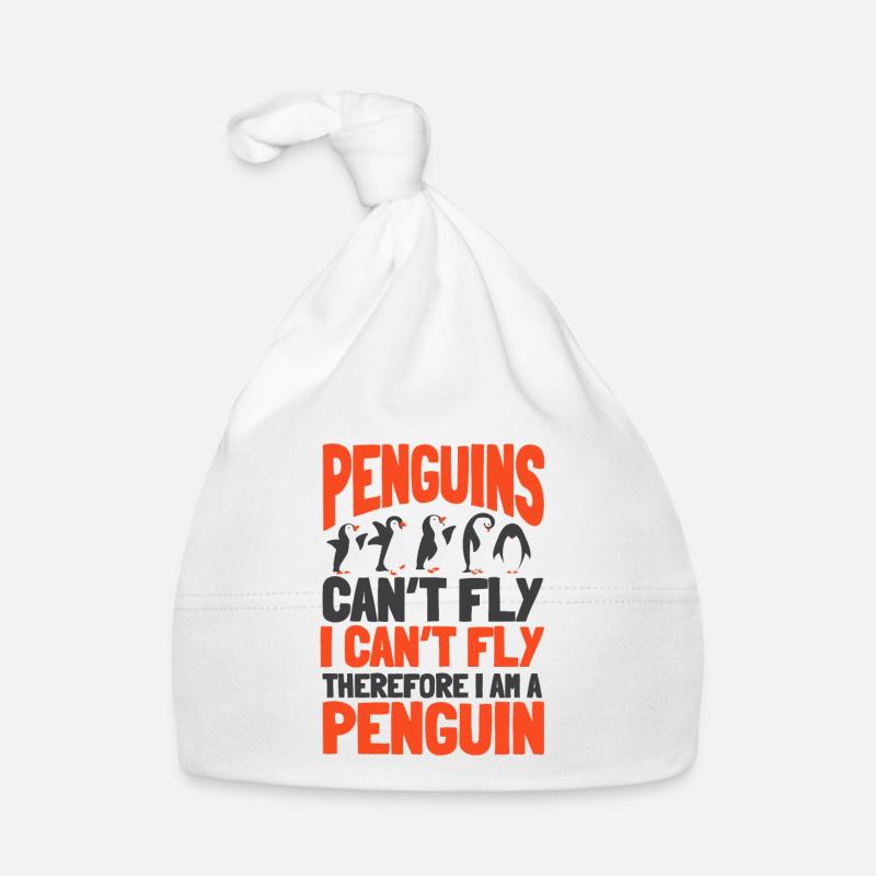 Penguins can't fly Seabird King Penguin Penguin Organic Baby Cap