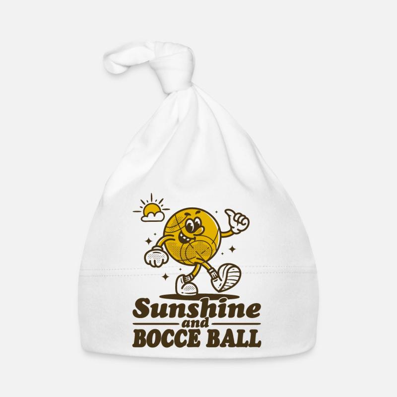 Sunshine And Bocce Ball with Jack Bocci Game Bocce Organic Baby Cap