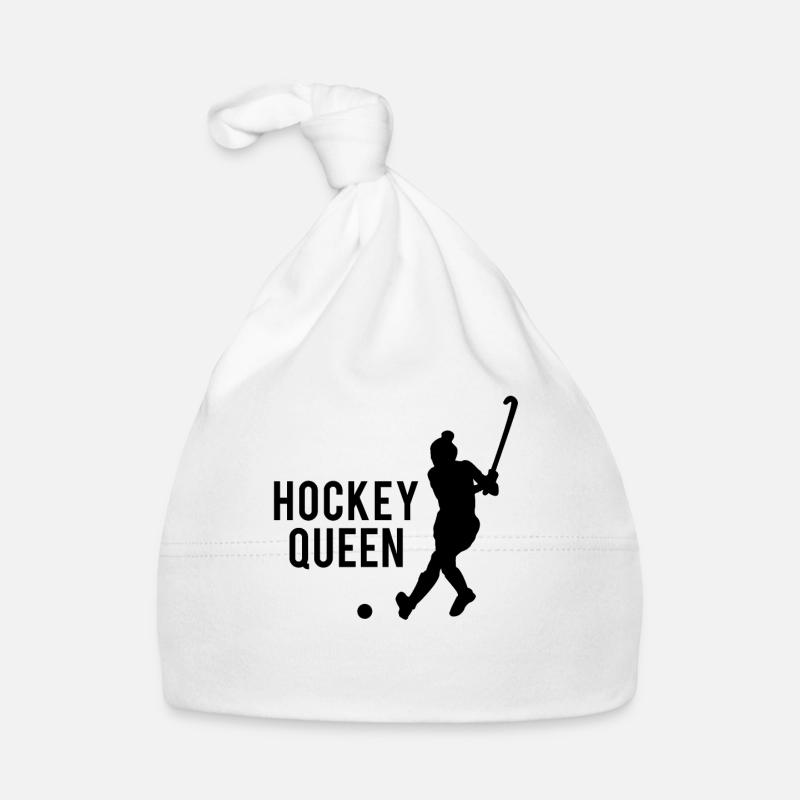 Ice Hockey Queen - Strength on Ice Organic Baby Cap