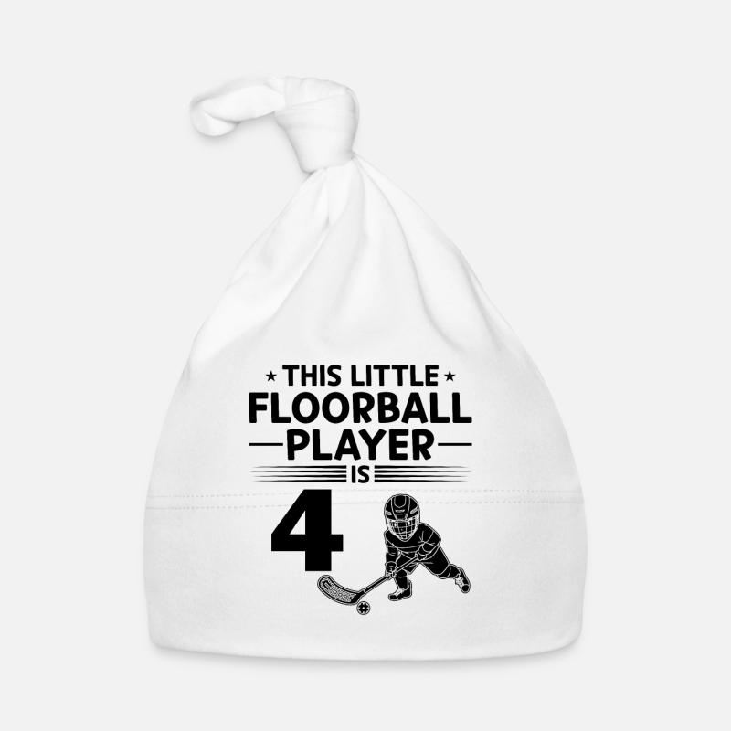 This Little Floorball Player Is 4 Years Old Floorb Baby Bio-Mütze