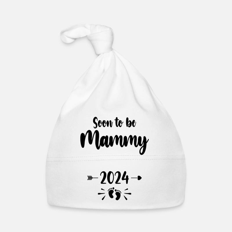 Mama Bald Mama 2024 Mutter Schwangere Kinder Mot Baby Bio-Mütze
