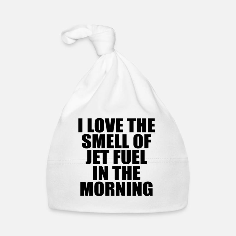 J’adore l’odeur du kérosène le matin Bonnet bio Bébé