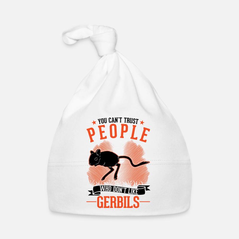 Gerbil Gift Mongolian Gerbil Gerbil Organic Baby Cap