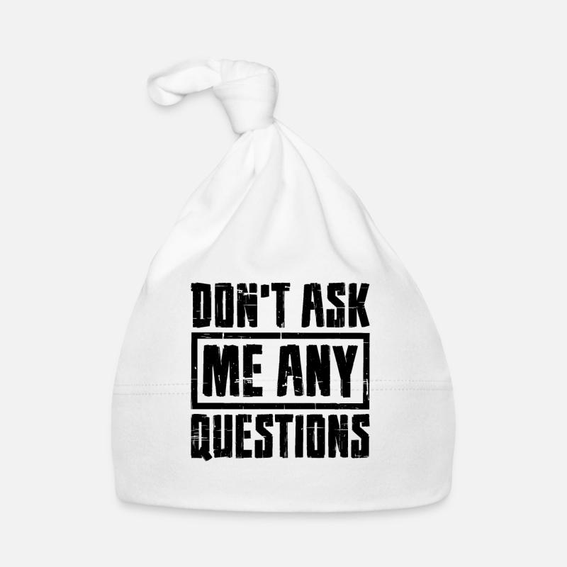 Ne me posez pas de questions 7 Bonnet bio Bébé