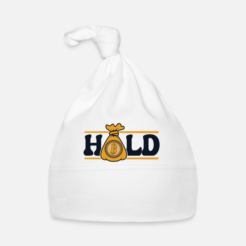 Détenir Crypto Crypto Crypto Blockchain Crypto Bonnet bio Bébé