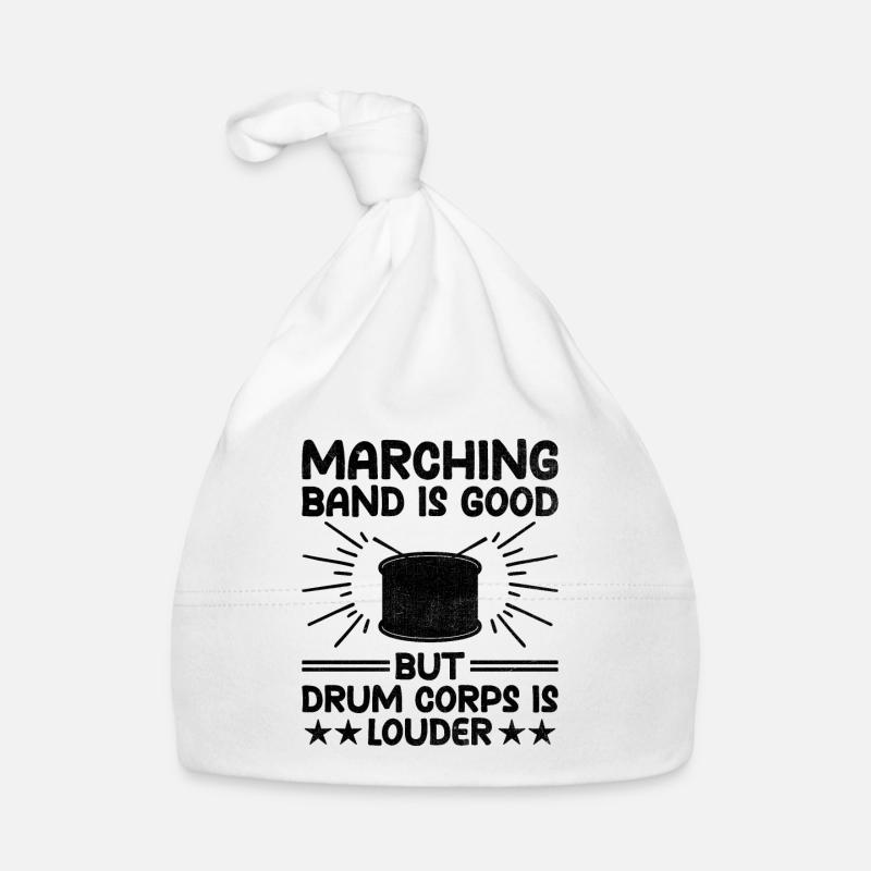 Drum Corps Marching Band Drum Corp Music Percussio Baby Bio-Mütze