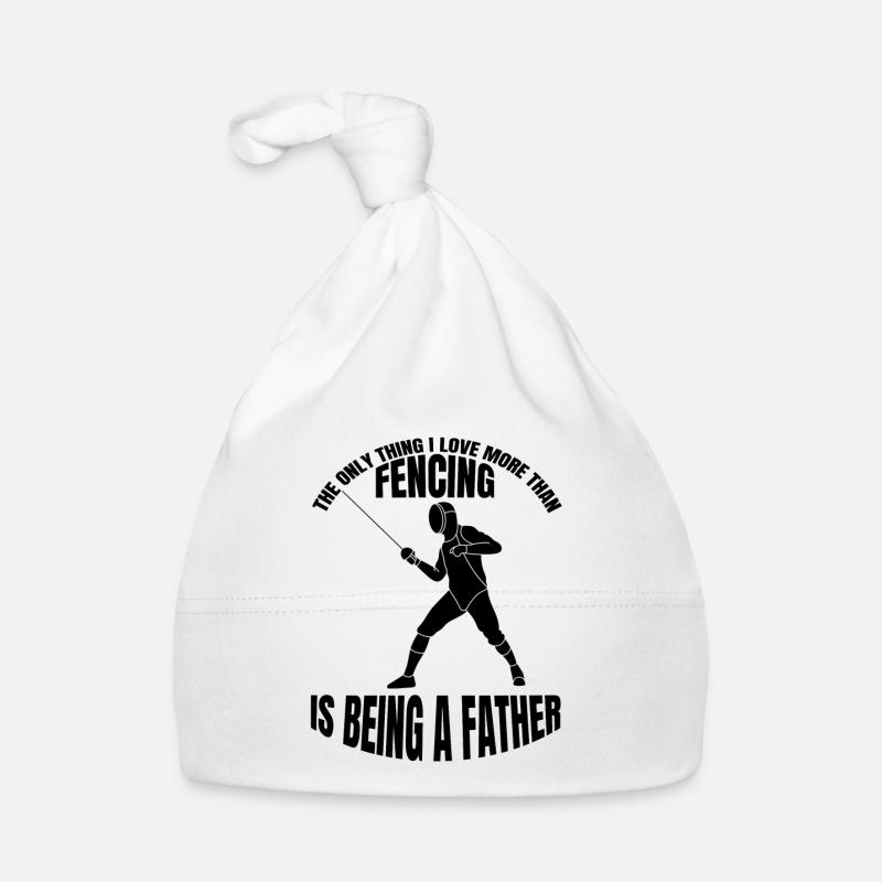 Fechten Geschenk Fechtsport Fechter Fechttraining Baby Bio-Mütze