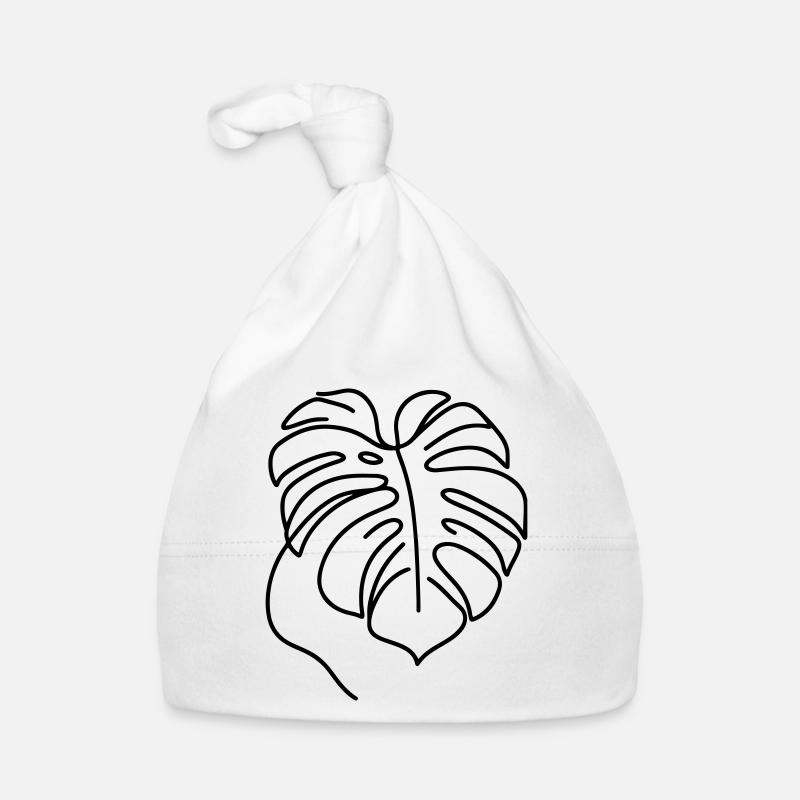 Monstera Organic Baby Cap