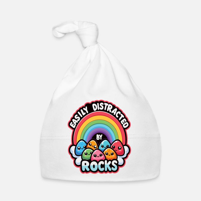 Facilement distrait par les rochers Bonnet bio Bébé