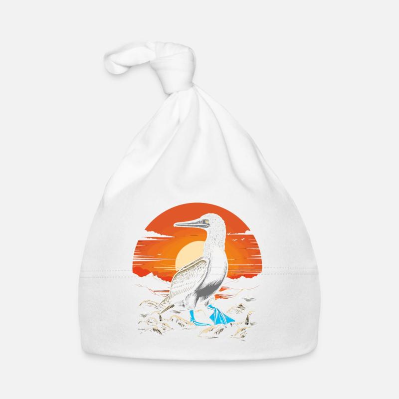 Sunrise Blue-footed Organic Baby Cap