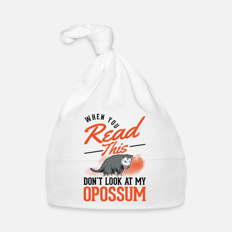 Opossum Geschenk Possum Beutelratte Baby Bio-Mütze