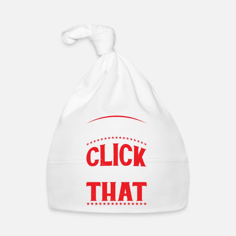 Don't Click On That 6 Organic Baby Cap