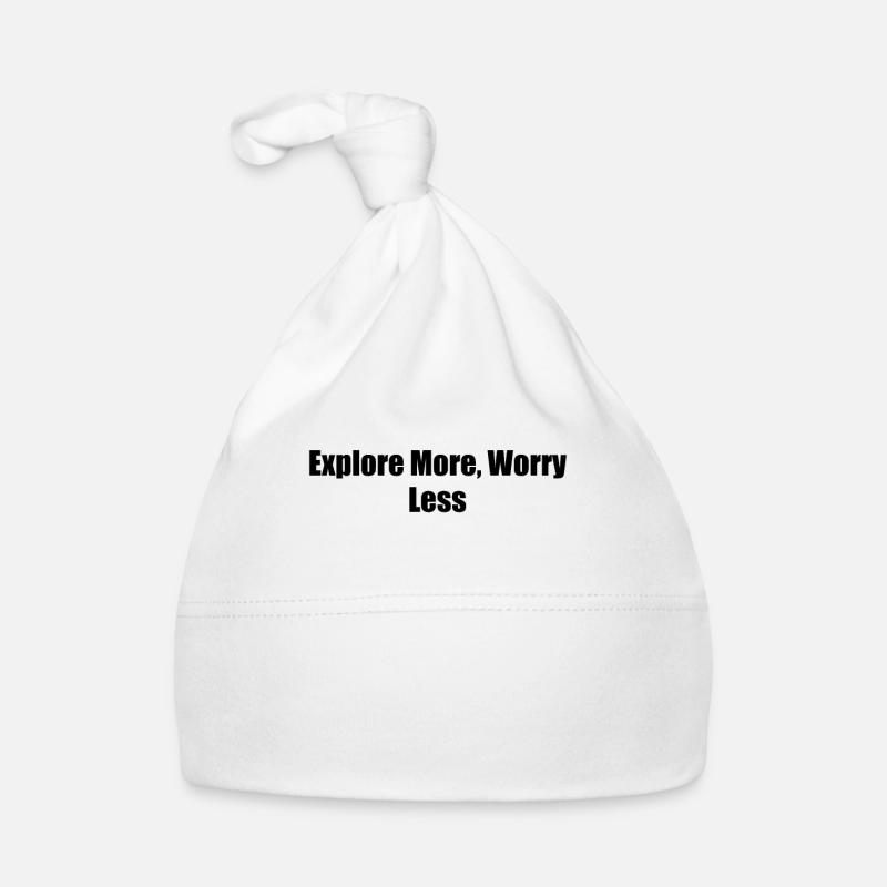 Wandern - Explore More, Worry Less Baby Bio-Mütze