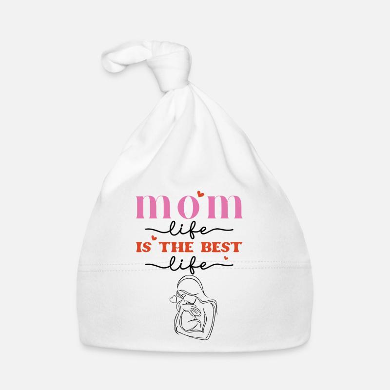 Feier des Mutterlebens - Mutterschaft Affirmation Grap Baby Bio-Mütze