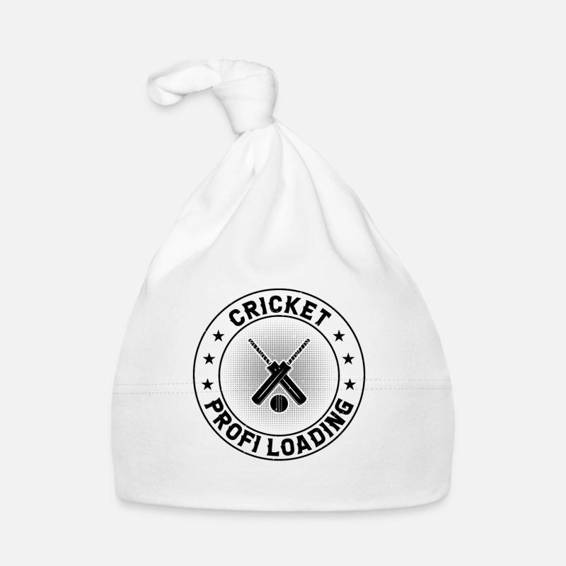 Cricket Profi Loading - Cricket Player Cricketing Baby Bio-Mütze