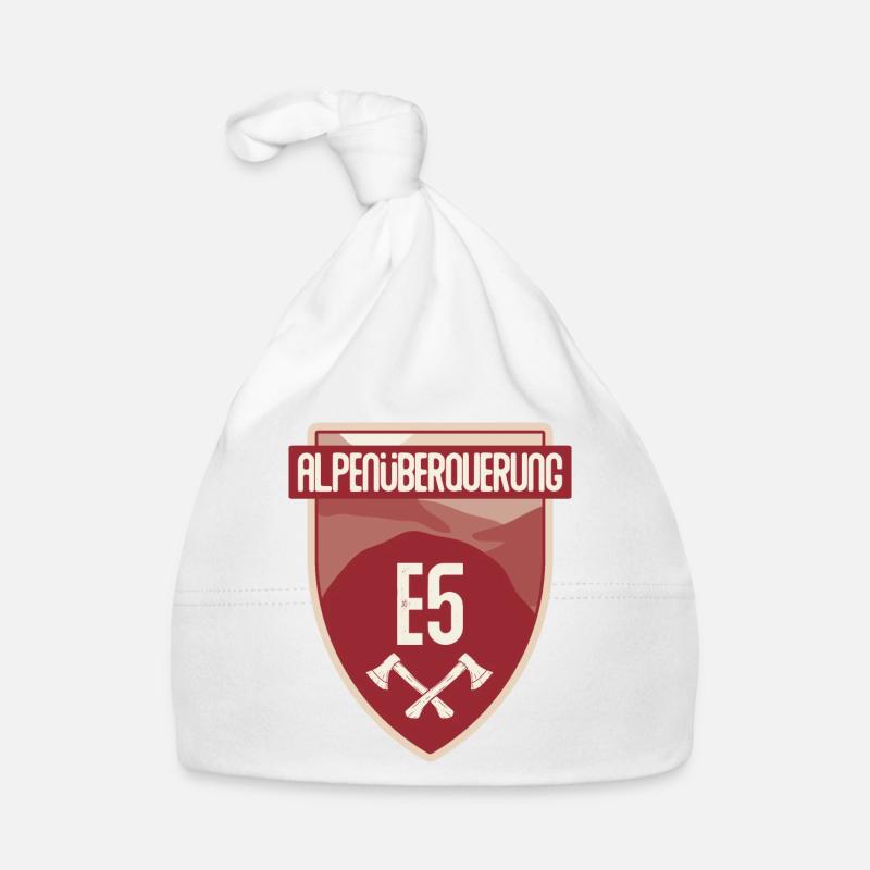 E5 Alpenüberquerung - Oberstdorf nach Meran Baby Bio-Mütze