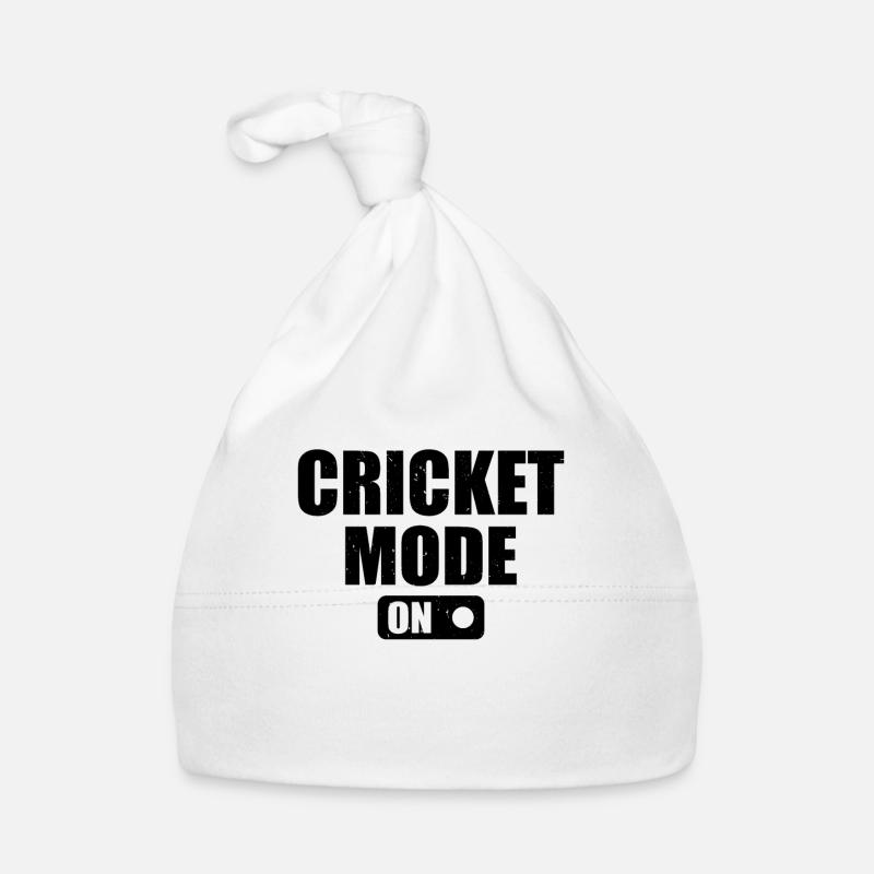 Cricket Mode On - Cricketing Cricketer Cricket Pla Baby Bio-Mütze