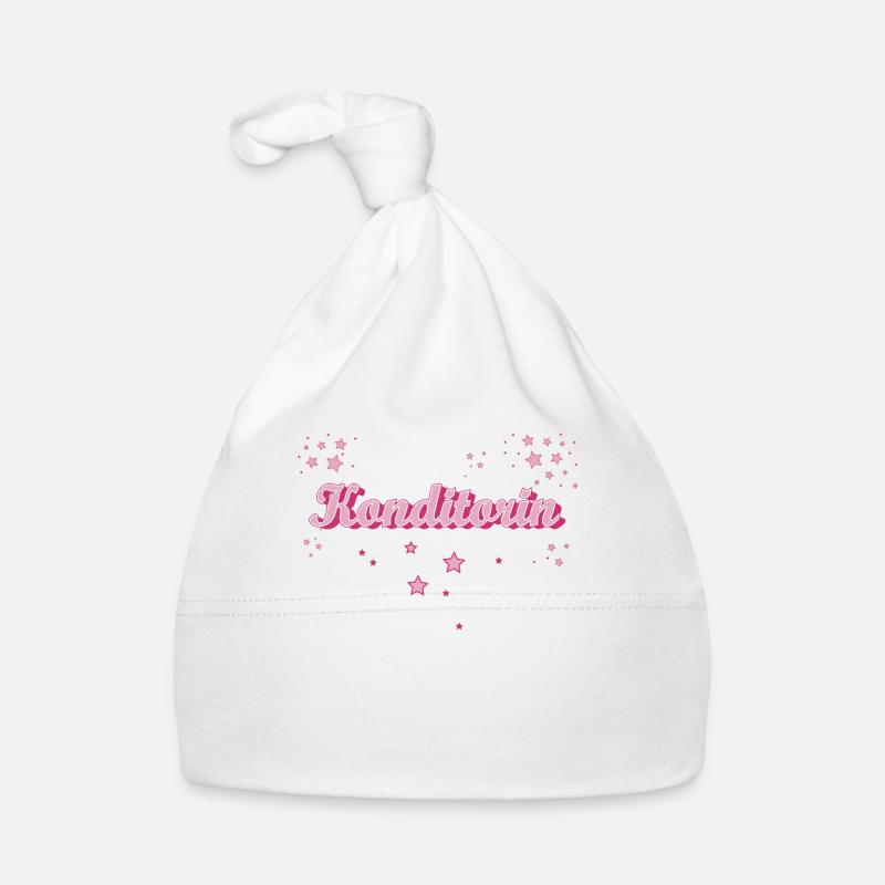 Bäcker Abschluss-Geschenk Konditorin Baby Bio-Mütze